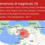 Turchia, terremoto magnitudo 7.8: allerta Tsunami per Sud Italia