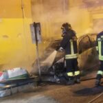 Taranto, auto in fiamme nella notte