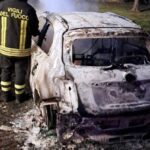 Oria, auto rubata data alle fiamme: indagini