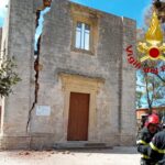 Castrignano del Capo, crolla il tetto della Chiesa di San Giuseppe