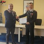 Carabinieri Bat, onorificenza della medaglia Mauriziana al luogotenente Langiano