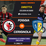 Spareggio playoff Foggia-Cerignola in diretta su Antenna Sud