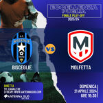 Eccellenza, finale playoff Bisceglie-Molfetta: diretta su Antenna Sud Extra