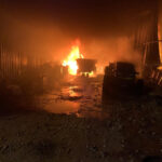 Cerignola, incendio distrugge mezzi agricoli: un intossicato
