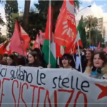 Bari, un lungo corteo rosso per celebrare la Resistenza