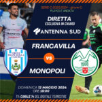 Serie C/C, playout: Virtus Francavilla-Monopoli in diretta su Antenna Sud