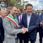 Taranto, Salvini inaugura cantiere Bus rapid transit