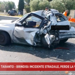 Taranto-Brindisi, Incidente stradale, una donna perde la vita