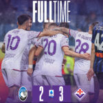 Serie A, Fiorentina vince a Bergamo nel recupero della 29a