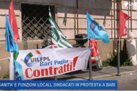 Sanità e funzioni locale, sindacati in protesta a Bari