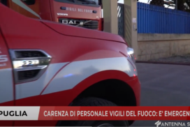 Puglia, carenza di personale Vigili del Fuoco: è emergenza