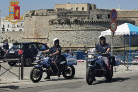 Gallipoli, Polizia di Stato: oltre alle volanti attivo il servizio di moto-volante “Nibbio”