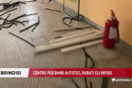 Brindisi, nel centro per bambini autistici rubate porte e finestre