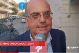 Taranto, tre liste a sostegno del candidato sindaco Luigi Abbate