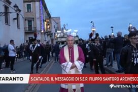 Taranto, S. Cataldo. "No agli insulti, si pensi ai fatti" : il messaggio di Monsignor Filippo Santoro