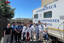 Massafra, uomini oltre la divisa: i carabinieri donano il sangue con “Fidas”