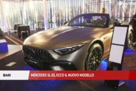 Sbarca la nuova Mercedes SL 63 roadster: la presentazione a Modugno
