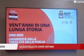 La legge UTE in Puglia compie vent'anni: celebrazioni e ricordi