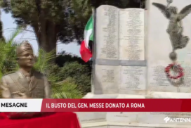 Mesagne, busto del generale Messe donato al Centro militare di Roma