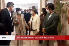 Laura Boldrini presenta a Bari il libro 'Meglio di ieri'