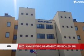 Arpa, ecco i nuovi uffici del dipartimento provinciale di Bari
