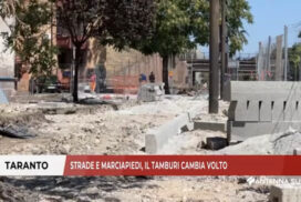 Taranto, strade e marciapiedi: il Tamburi cambia volto
