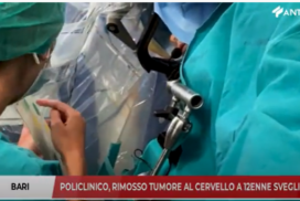 Policlinico di Bari, rimosso tumore al cervello a 12enne sveglio