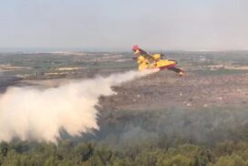 Puglia, allarme incendi in tutta la regione