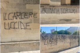 Omaggio a caposcorta Falcone, scritte mafiose su muri Calimera
